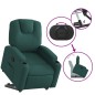 vidaXL Relaxsessel mit Aufstehhilfe Dunkelgrün Stoff vidaXL Relaxsessel mit Aufstehhilfe Dunkelgrün Stoff