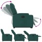 vidaXL Relaxsessel mit Aufstehhilfe Dunkelgrün Stoff vidaXL Relaxsessel mit Aufstehhilfe Dunkelgrün Stoff
