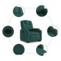 vidaXL Relaxsessel mit Aufstehhilfe Dunkelgrün Stoff vidaXL Relaxsessel mit Aufstehhilfe Dunkelgrün Stoff