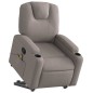 vidaXL Massagesessel mit Aufstehhilfe Taupe Stoff vidaXL Massagesessel mit Aufstehhilfe Taupe Stoff