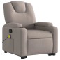 vidaXL Massagesessel mit Aufstehhilfe Taupe Stoff vidaXL Massagesessel mit Aufstehhilfe Taupe Stoff