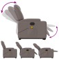 vidaXL Massagesessel mit Aufstehhilfe Taupe Stoff vidaXL Massagesessel mit Aufstehhilfe Taupe Stoff