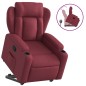 vidaXL Relaxsessel mit Aufstehhilfe Weinrot Stoff vidaXL Relaxsessel mit Aufstehhilfe Weinrot Stoff