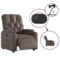 vidaXL Elektrischer Relaxsessel Braun Kunstleder vidaXL Elektrischer Relaxsessel Braun Kunstleder