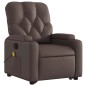 vidaXL Massagesessel mit Aufstehhilfe Braun Kunstleder vidaXL Massagesessel mit Aufstehhilfe Braun Kunstleder