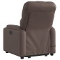 vidaXL Massagesessel mit Aufstehhilfe Braun Kunstleder vidaXL Massagesessel mit Aufstehhilfe Braun Kunstleder