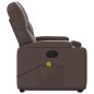 vidaXL Massagesessel mit Aufstehhilfe Braun Kunstleder vidaXL Massagesessel mit Aufstehhilfe Braun Kunstleder