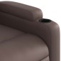 vidaXL Massagesessel mit Aufstehhilfe Braun Kunstleder vidaXL Massagesessel mit Aufstehhilfe Braun Kunstleder