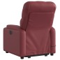 vidaXL Massagesessel mit Aufstehhilfe Weinrot Kunstleder vidaXL Massagesessel mit Aufstehhilfe Weinrot Kunstleder