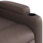 vidaXL Relaxsessel mit Aufstehhilfe Elektrisch Braun Kunstleder vidaXL Relaxsessel mit Aufstehhilfe Elektrisch Braun Kunstleder