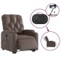 vidaXL Massagesessel mit Aufstehhilfe Elektrisch Braun Kunstleder vidaXL Massagesessel mit Aufstehhilfe Elektrisch Braun Kunstleder