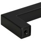vidaXL Möbelgriffe 5 Stk. Schwarz 480 mm Edelstahl vidaXL Möbelgriffe 5 Stk. Schwarz 480 mm Edelstahl