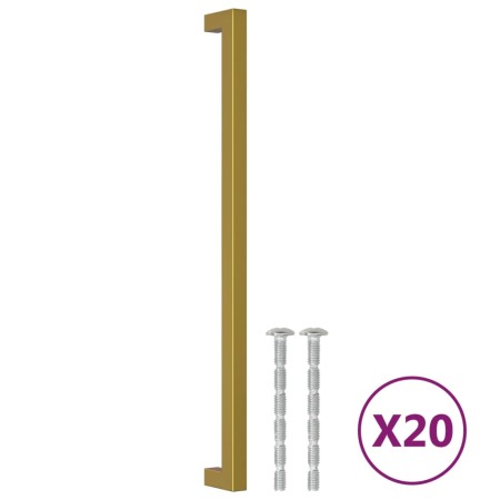 vidaXL Möbelgriffe 20 Stk. Golden 320 mm Edelstahl