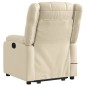 vidaXL Massagesessel mit Aufstehhilfe Creme Stoff vidaXL Massagesessel mit Aufstehhilfe Creme Stoff