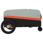 vidaXL Fahrradanhänger Schwarz und Orange 30 kg Eisen vidaXL Fahrradanhänger Schwarz und Orange 30 kg Eisen
