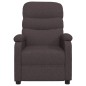 vidaXL Massagesessel Dunkelbraun Stoff vidaXL Massagesessel Dunkelbraun Stoff