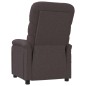 vidaXL Massagesessel Dunkelbraun Stoff vidaXL Massagesessel Dunkelbraun Stoff