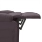 vidaXL Massagesessel Dunkelbraun Stoff vidaXL Massagesessel Dunkelbraun Stoff