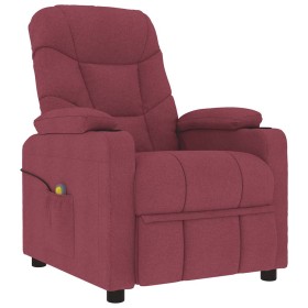 vidaXL Relaxsessel Weinrot Stoff