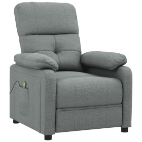vidaXL Massagesessel Dunkelgrau Stoff