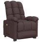 vidaXL Massagesessel Dunkelbraun Stoff vidaXL Massagesessel Dunkelbraun Stoff