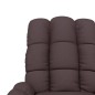vidaXL Massagesessel Dunkelbraun Stoff vidaXL Massagesessel Dunkelbraun Stoff
