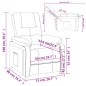 vidaXL Relaxsessel Dunkelgrün Stoff vidaXL Relaxsessel Dunkelgrün Stoff