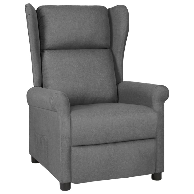 vidaXL Relaxsessel Hellgrau Stoff vidaXL Relaxsessel Hellgrau Stoff