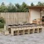 vidaXL 17-tlg. Garten-Essgruppe mit Kissen Beigemischung Poly Rattan vidaXL 17-tlg. Garten-Essgruppe mit Kissen Beigemischung Poly Rattan