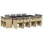 vidaXL 13-tlg. Garten-Essgruppe mit Kissen Beigemischung Poly Rattan vidaXL 13-tlg. Garten-Essgruppe mit Kissen Beigemischung Poly Rattan