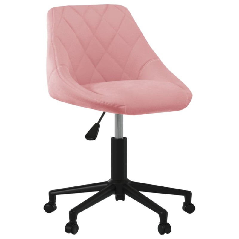 vidaXL Esszimmerstuhl Drehbar Rosa Samt vidaXL Esszimmerstuhl Drehbar Rosa Samt