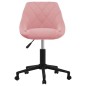vidaXL Esszimmerstuhl Drehbar Rosa Samt vidaXL Esszimmerstuhl Drehbar Rosa Samt