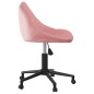 vidaXL Esszimmerstuhl Drehbar Rosa Samt vidaXL Esszimmerstuhl Drehbar Rosa Samt
