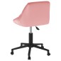 vidaXL Esszimmerstuhl Drehbar Rosa Samt vidaXL Esszimmerstuhl Drehbar Rosa Samt