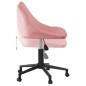 vidaXL Esszimmerstuhl Drehbar Rosa Samt vidaXL Esszimmerstuhl Drehbar Rosa Samt