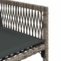 vidaXL Gartenstühle mit Kissen 4 Stk. Grau Poly Rattan vidaXL Gartenstühle mit Kissen 4 Stk. Grau Poly Rattan