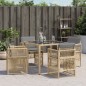 vidaXL Gartenstühle mit Kissen 4 Stk. Beigemischung Poly Rattan vidaXL Gartenstühle mit Kissen 4 Stk. Beigemischung Poly Rattan