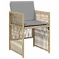 vidaXL Gartenstühle mit Kissen 4 Stk. Beigemischung Poly Rattan vidaXL Gartenstühle mit Kissen 4 Stk. Beigemischung Poly Rattan