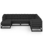7-tlg. Garten-Lounge-Set mit Kissen Kiefer Massivholz 7-tlg. Garten-Lounge-Set mit Kissen Kiefer Massivholz