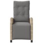 vidaXL Gartensessel mit Fußteil 2 Stk. Verstellbar Poly Rattan vidaXL Gartensessel mit Fußteil 2 Stk. Verstellbar Poly Rattan