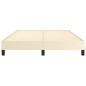 vidaXL Bettgestell Creme 140x200 cm Kunstleder vidaXL Bettgestell Creme 140x200 cm Kunstleder