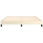vidaXL Bettgestell Creme 160x200 cm Kunstleder vidaXL Bettgestell Creme 160x200 cm Kunstleder