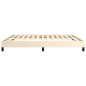 vidaXL Bettgestell Creme 160x200 cm Kunstleder vidaXL Bettgestell Creme 160x200 cm Kunstleder