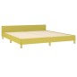 vidaXL Bettgestell ohne Matratze Grün 160x200 cm Stoff vidaXL Bettgestell ohne Matratze Grün 160x200 cm Stoff