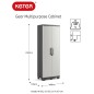 Keter Mehrzweckschrank Gear Schwarz und Grau 182 cm Keter Mehrzweckschrank Gear Schwarz und Grau 182 cm