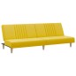 vidaXL Schlafsofa Hellgelb Stoff vidaXL Schlafsofa Hellgelb Stoff