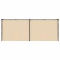 vidaXL Pavillon mit Vorhängen 3 x 6 m Creme Stahl vidaXL Pavillon mit Vorhängen 3 x 6 m Creme Stahl