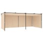 vidaXL Pavillon mit Vorhängen 3 x 6 m Creme Stahl vidaXL Pavillon mit Vorhängen 3 x 6 m Creme Stahl