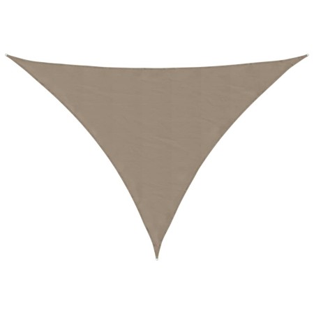 vidaXL Sonnensegel Oxford-Gewebe Dreieckig 5x5x6 m Taupe