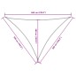 vidaXL Sonnensegel Oxford-Gewebe Dreieckig 5x5x6 m Taupe vidaXL Sonnensegel Oxford-Gewebe Dreieckig 5x5x6 m Taupe